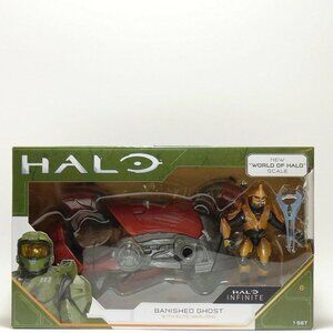 Halo 4" “World of Halo” Figure and Vehicle – Banished Ghost with Elite Warlord